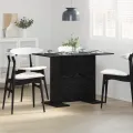 Table à manger  Noir Chêne 110x60x75 cm Bois d'ingénierie