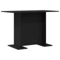 Table à manger  Noir Chêne 110x60x75 cm Bois d'ingénierie