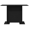 Table à manger  Noir Chêne 110x60x75 cm Bois d'ingénierie