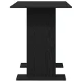 Table à manger  Noir Chêne 110x60x75 cm Bois d'ingénierie