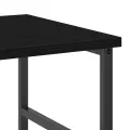Bibliothèque  Noir Chêne 50x33x117,5 cm Bois d'ingénierie et Acier