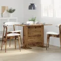 Table de salle à manger en bois ancien 110x60x75 cm en bois d'ingénierie