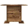Table de salle à manger en bois ancien 110x60x75 cm en bois d'ingénierie