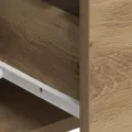 Haut meuble en chêne 80x33x150 cm Bois d'ingénierie