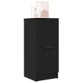 Buffets 2 pcs en Chêne Noir, 30x30x70 cm, Fabriqué en Bois d'Ingénierie
