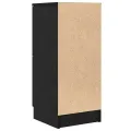 Buffets 2 pcs en Chêne Noir, 30x30x70 cm, Fabriqué en Bois d'Ingénierie