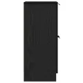 Buffets 2 pcs en Chêne Noir, 30x30x70 cm, Fabriqué en Bois d'Ingénierie