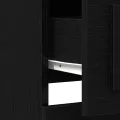 Buffet Black Oak 36x35,5x103,5 cm en Bois d'ingénierie