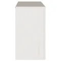 Buffet  "DRAMMEN" Blanc 114x43x75,5 cm en Bois Massif de Pin