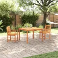 Ensemble de jardin 3 pièces en bois d'acacia