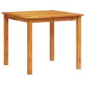 Ensemble de salle à manger de jardin 5 pièces en bois d'acacia solide