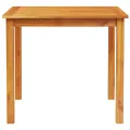 Ensemble de salle à manger de jardin 5 pièces en bois d'acacia solide