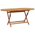 Ensemble de Salle à Manger de Jardin 7 Pièces Beige en Bois Acacia