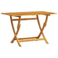 Ensemble de Salle à Manger de Jardin 5 pièces en Bois Massif d'Acacia
