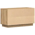Meuble TV  en chêne artisanal 80x35x45 cm en bois d'ingénierie