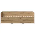 Lit de jour Chêne artisanal Bois d'ingénierie 90 x 190 cm Durable