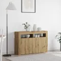 Buffet Chêne artisanal Bois d'ingénierie 116 x 30 x 75 cm Buffet