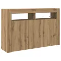 Buffet Chêne artisanal Bois d'ingénierie 116 x 30 x 75 cm Buffet