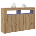 Buffet Chêne artisanal Bois d'ingénierie 116 x 30 x 75 cm Buffet