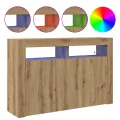 Buffet Chêne artisanal Bois d'ingénierie 116 x 30 x 75 cm Buffet