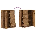 Buffet  en bois ancien 60x31x84 cm en bois aggloméré