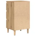 Table de chevet  en chêne d'artisanat 40x35x70 cm en bois d'ingénierie