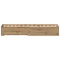 lit  Artisan Chêne 90x200 cm Bois d'ingénierie
