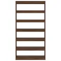 Bibliothèque Chêne marron Bois d'ingénierie 100 x 30 x 198 cm