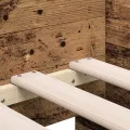 Lit de jour avec tiroirs Bois vieilli Bois d'ingénierie 90 x 190 cm