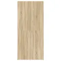 Meuble à chaussures Chêne Sonoma 80x35,5x180 cm Bois d'ingénierie