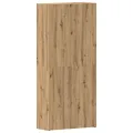 Armoire à chaussures Chêne artisanal 80x35,5x180 cm Bois d'ingénierie