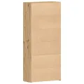 Armoire à chaussures Chêne artisanal 80x35,5x180 cm Bois d'ingénierie