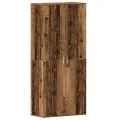 Cabinet à Chaussures Bois Ancien 80x39x180 cm Bois d'Ingénierie