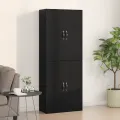 Armoires  2 pcs Chêne Noir 69,5x34x180 cm Bois d'ingénierie