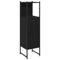 Ensemble de meubles de salle de bain 3 pièces en bois d'ingénierie chêne noir