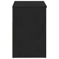 Banc Hall  Noir Chêne 60x30x45 cm en bois d'ingénierie