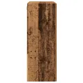 Armoire murale  avec portes en verre bois ancien 69,5x34x90 cm