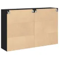 Armoires murales 2 pcs Chêne noir 69,5x34x90 cm Bois reconstitué