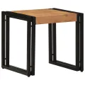 Table basse  40x50x38 cm en bois massif d'acacia