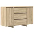 Buffet en chêne Sonoma 120x41x75 cm en bois d'ingénierie