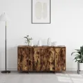 Buffet en Chêne Fumé Chêne Fumé Bois 135 x 41 x 75 cm Rangement