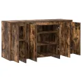 Buffet en Chêne Fumé Chêne Fumé Bois 135 x 41 x 75 cm Rangement