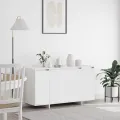 buffet blanc Blanc Bois 135 x 41 x 75 cm Buffet blanc