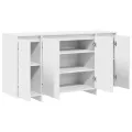 buffet blanc Blanc Bois 135 x 41 x 75 cm Buffet blanc
