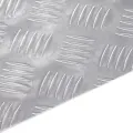 Plaques Antidérapantes en Aluminium avec Motif, 2 pcs, 100x50 cm