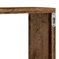 Étagères murales  2 pcs Bois ancien 80x15x26 cm en bois d'ingénierie