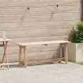 Banc extérieur  119x35x47 cm en bois de pin massif