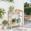 Table de rempotage de jardin  75x40x90 cm en bois de pin massif