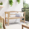 Banc d'extérieur  119x76x44 cm en bois de pin massif