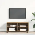 Meuble TV  en chêne artisan 90x35x35 cm en bois d'ingénierie